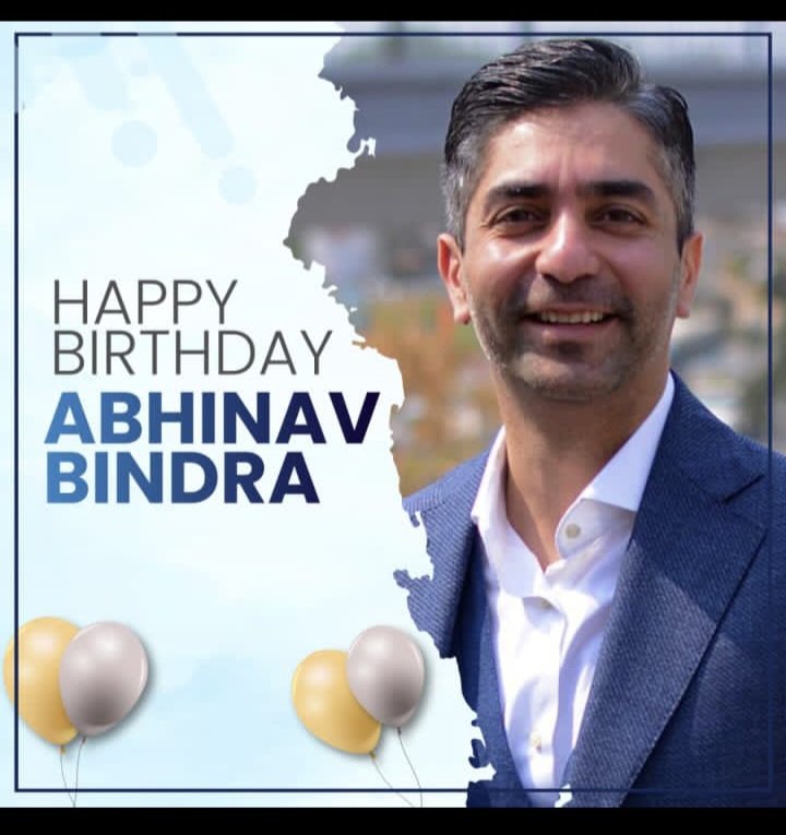 It's a momentous day for the country as we celebrate the birthday of India's first individual Olympic Gold Medalist and World Champion, @Abhinav_Bindra  
Extending our heartfelt gratitude .
@abtpindia 
@abfoundationind 

#birthdaycelebrations #olympian #BindraBdayCheers