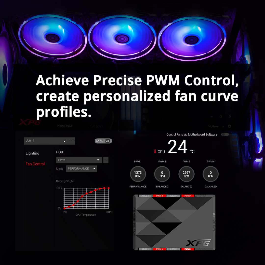 XPG_Global's tweet photo. 🌟Elevate Your Setup with XPG PRIME BOX! 🌈
🌌Customize lighting effects on all ARGB devices, 80 LEDs per ARGB port.
🌡Stay informed with system temperature and fan curve updates.
🌟Magnetic installation.
Learn More:
https://t.co/Bn4v7VNyzf
#XPG #PRIMEBOX #XPGPRIME https://t.co/oDoVNhorlv