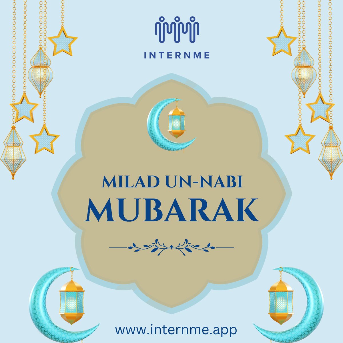 internme_intern's tweet photo. On this blessed day, may the light of the Prophet's teachings shine upon us all. 
#EidMiladUnNabi #EidMiladUnNabiWishes #SpreadingJoy #SpreadingLove #ProphetMuhammad https://t.co/AW2HVtZtq8