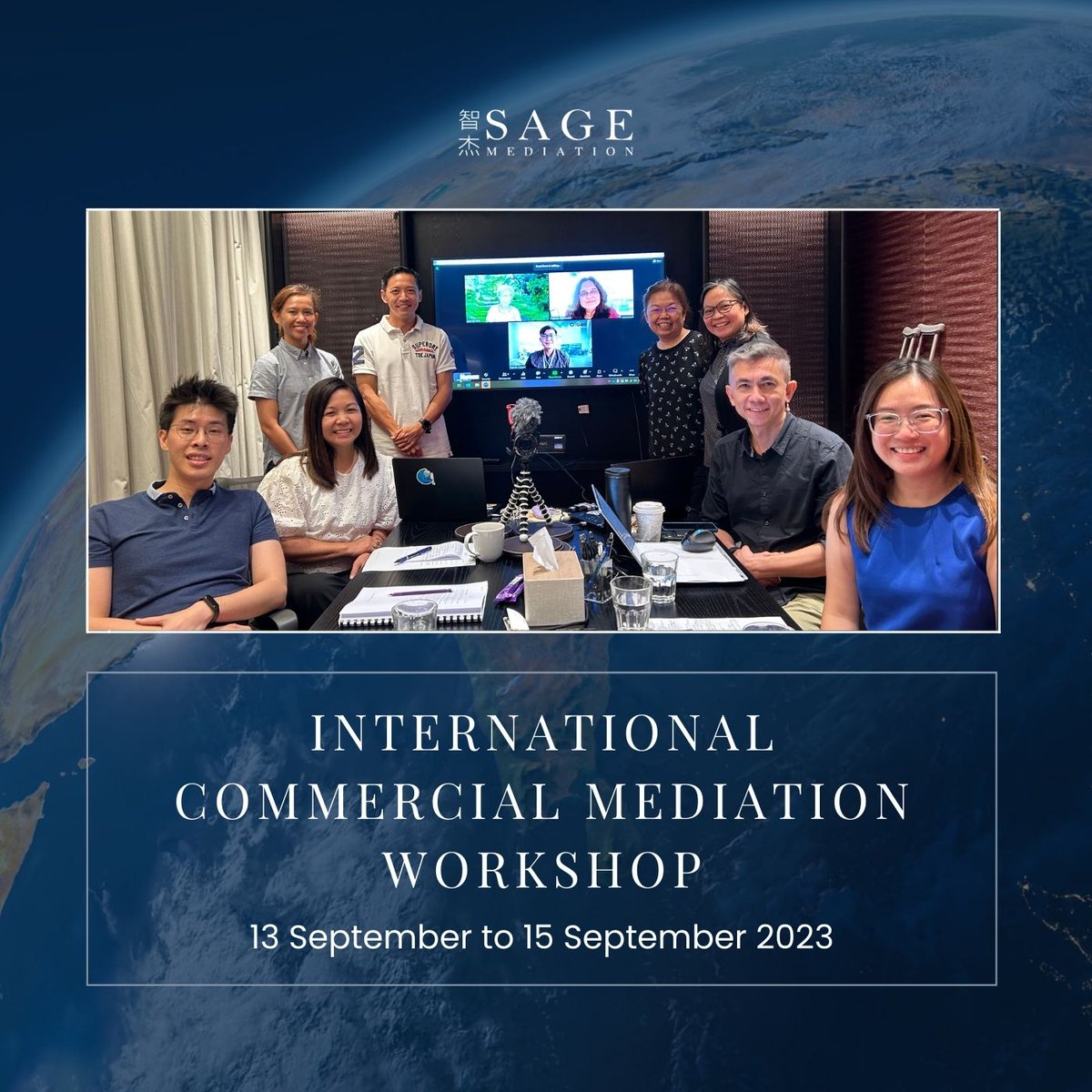 SageMediation's tweet photo. We are excited to announce the conclusion of our recent International Commercial Mediation Workshop held from 13 to 15 September 2023! Grateful to everyone who joined us for the workshop.

#mediation #disputeresolution #alternativedisputeresolution  #mediator #mediationtraining https://t.co/oel6oaNY3V