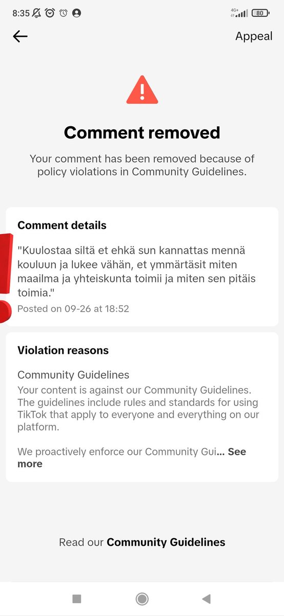 panzylotta's tweet photo. Anteeksi TikTok, että tein näin ilkeitä kommentteja. Yritän parantaa tapani. https://t.co/oG9IZMEKjw