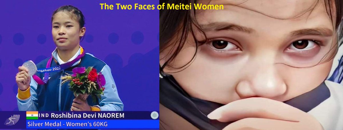 <a href="/narendramodi/">Narendra Modi</a> Fate of #Meitei Women!
Today we bring pride to the Nation, while at home we r being murdered by Kuki Militants and ostracized for standup to protect ourselves