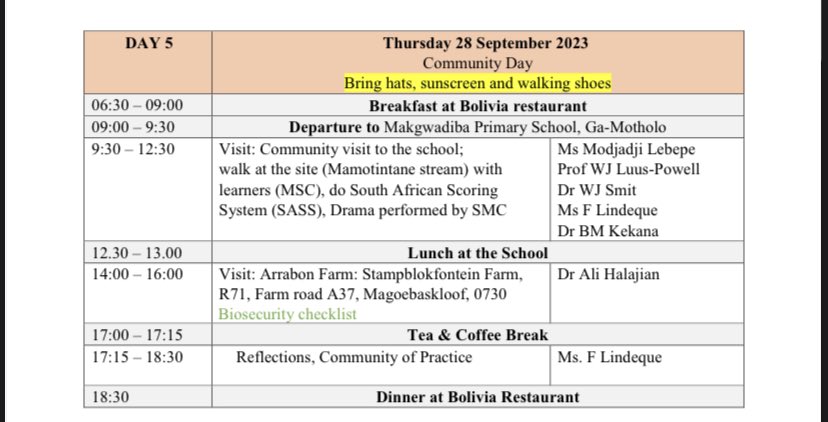 ELEPHANT One Health Project (@elephant_oh) on Twitter photo D5 #CommunityDay
Visit to #MakgwadibaPrimarySchool #Mamotintane for #CitizenScience project of <a href="/ULvarsity/">University of Limpopo</a> & then #ArrabonFarm #Limpopo
#ELEPHANTSouthAfrica a #OneHealth empowerment project
#OneHealthInAction #OneHealth4All
Check #SouthAfricaOneHealth
<a href="/EUErasmusPlus/">Erasmus+</a> <a href="/UniUtrecht/">Utrecht University</a> D5 #CommunityDay
Visit to #MakgwadibaPrimarySchool #Mamotintane for #CitizenScience project of <a href="/ULvarsity/">University of Limpopo</a> & then #ArrabonFarm #Limpopo
#ELEPHANTSouthAfrica a #OneHealth empowerment project
#OneHealthInAction #OneHealth4All
Check #SouthAfricaOneHealth
<a href="/EUErasmusPlus/">Erasmus+</a> <a href="/UniUtrecht/">Utrecht University</a>