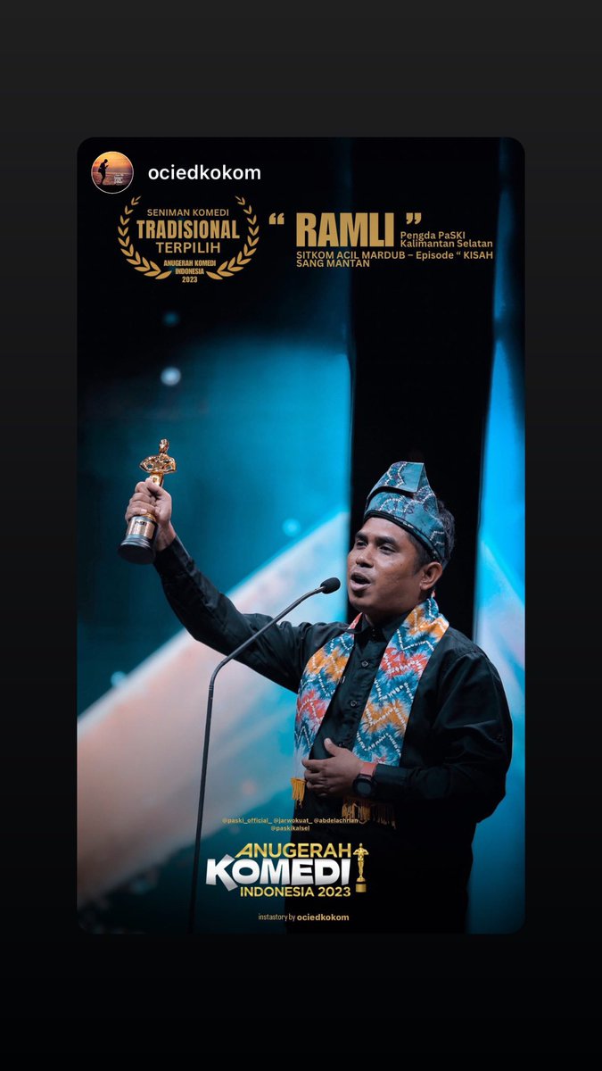 jarwokuat's tweet photo. Peraih Anugerah Komedi Indonesia (ANUKOM 3) 2023
#paski #inewstv https://t.co/BM5THpefnA