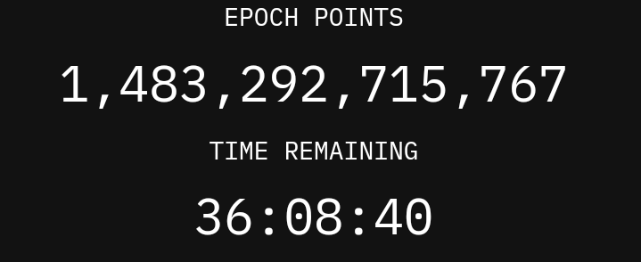 sandyXBT's tweet photo. 36 : 08 : 40 time remaining in Epoch 3 

It's last Epoch 

If you already missed ep1 &amp; EP 2 
Then please must join epoch 3 
For huge rewards 🔥🔥

✅Repost 
✅Quote Retweet 
✅Comment $tip @tipcoineth 
✅1500 comments on this tweet &amp; we are done 🚀🚀 https://t.co/j7lUiwNt4O