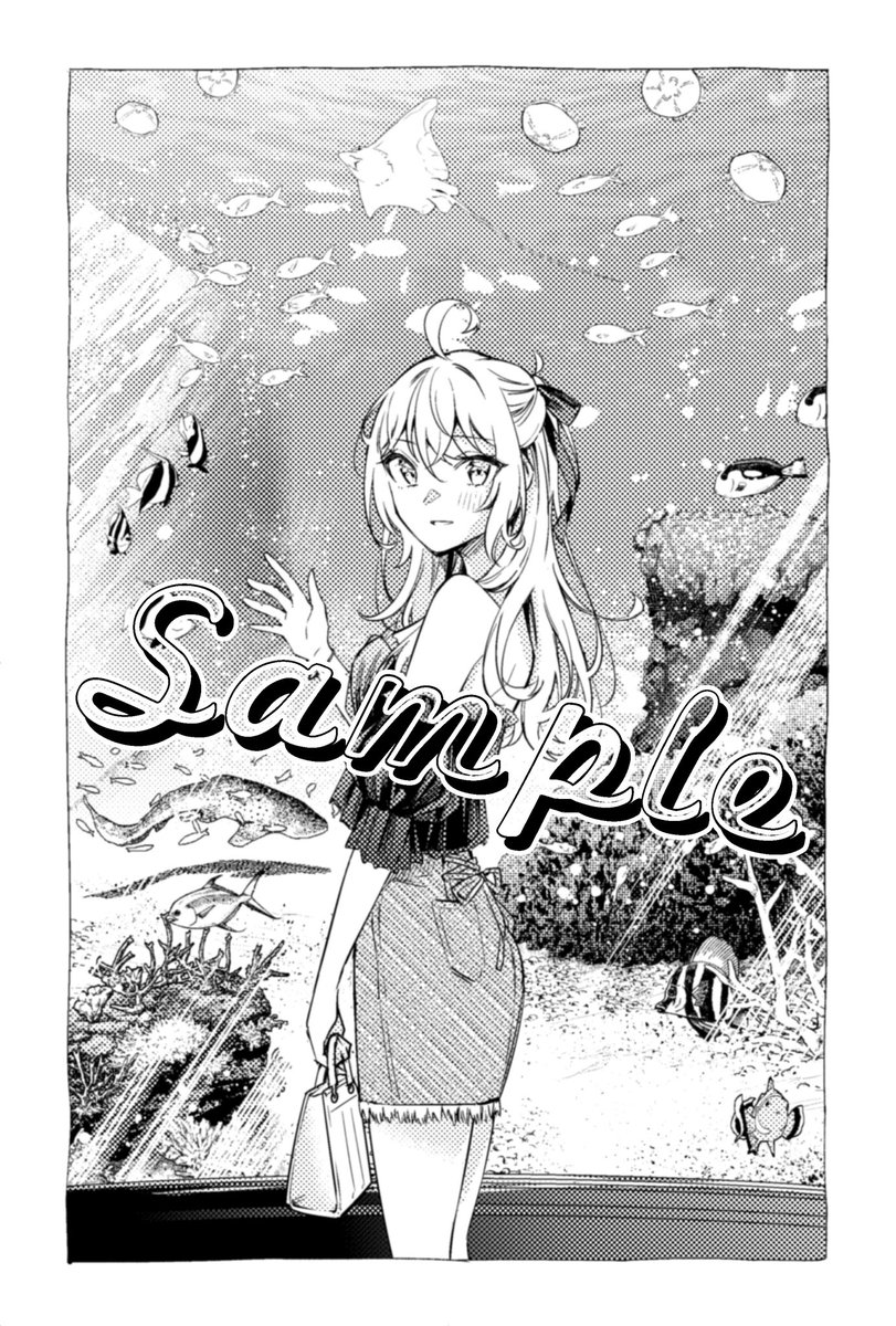 【書店特典アンケート】
2回目のデートは水族館へ。
大きな水槽を見つめる彼女はとても綺麗で、写真を撮ろうとしたら少し恥ずかしそうに手を振ってくれた。
さて、次のデートはどこへ行こうか?
(↓リプライの選択肢をcheck!)