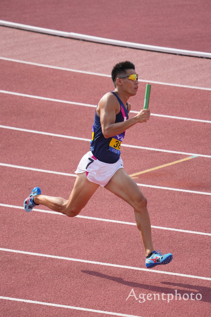 AgentPhoto_F's tweet photo. #日本インカレ  2023.9.17
【男子 4x400mR 決勝】 
井上 大地 選手 (日本大)
#92日本IC
#AgentPhoto2023 https://t.co/D8OgS4PGVD