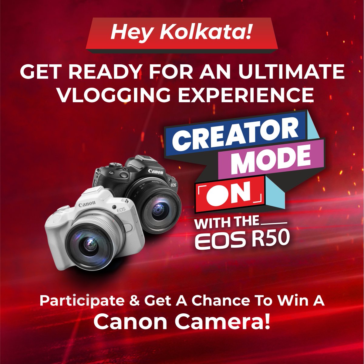Canon_India's tweet photo. Are you excited about the most awaited Vlogging workshop in your town? Be a part of the Canon workshop to enhance your skills and create vlogs in your own style. 
Register now: https://t.co/jQxqruiwka
Prior registration is mandatory to get an entry at the event. 
#CreatorModeOn https://t.co/Qa87nauwqK