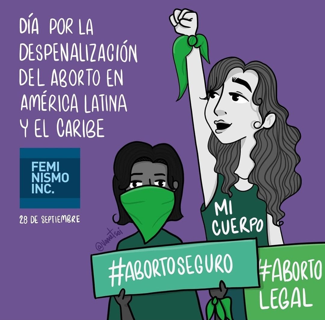 FeminismoINC's tweet photo. 📢 Compartimos en este hilo diversas acciones de calle en #AméricaLatina por la despenalización del #aborto este #28Septiembre 🪡✊🏽💚 #SeráLey #AbortoLegal #AquíEstánLasFeministas https://t.co/WbCHQtQ4SS