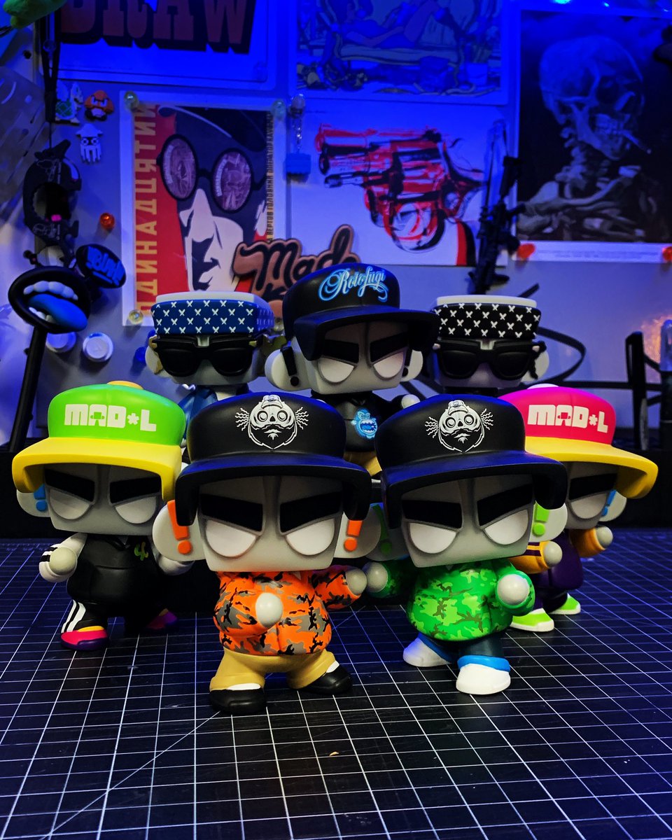 Madtoydesign's tweet photo. Check out the shop for some great additions to your #IRL collection! https://t.co/DKPxM9FVLM  #designertoys #artfigures #supportsmallbusiness and #artist https://t.co/yRTcZJqfVA