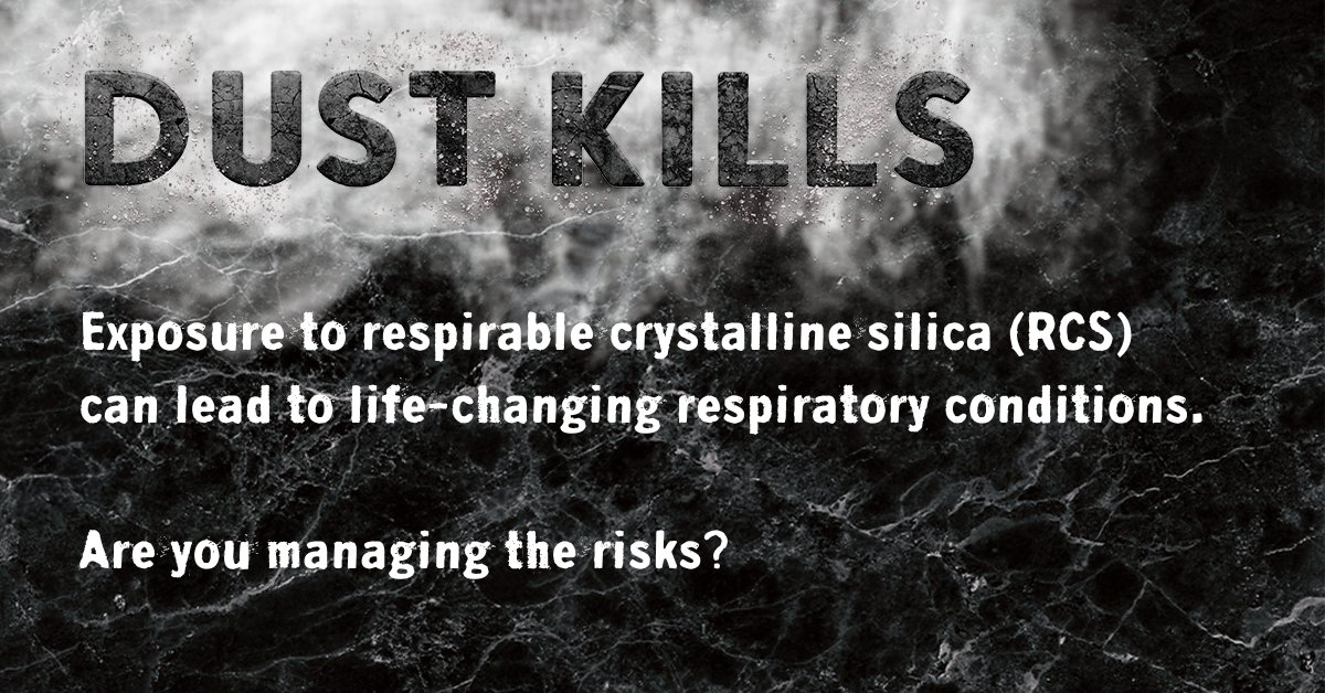 H_S_E's tweet photo. Silica is a natural substance found in most stones, rocks, sand and clay. Silicosis is one of the life changing lung diseases caused by exposure to respirable crystalline silica (RCS) or silica dust. Learn more about the risks and how to prevent exposure: https://t.co/ybg5tex4vq https://t.co/8Dw23ghPEA