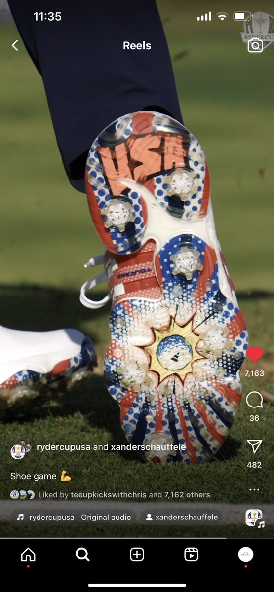Saying you’re on Team USA at The Ryder Cup without saying it..🇺🇸

#winnerswearspikes #homeoftraction #golfspikes #golfperformance #rydercup
