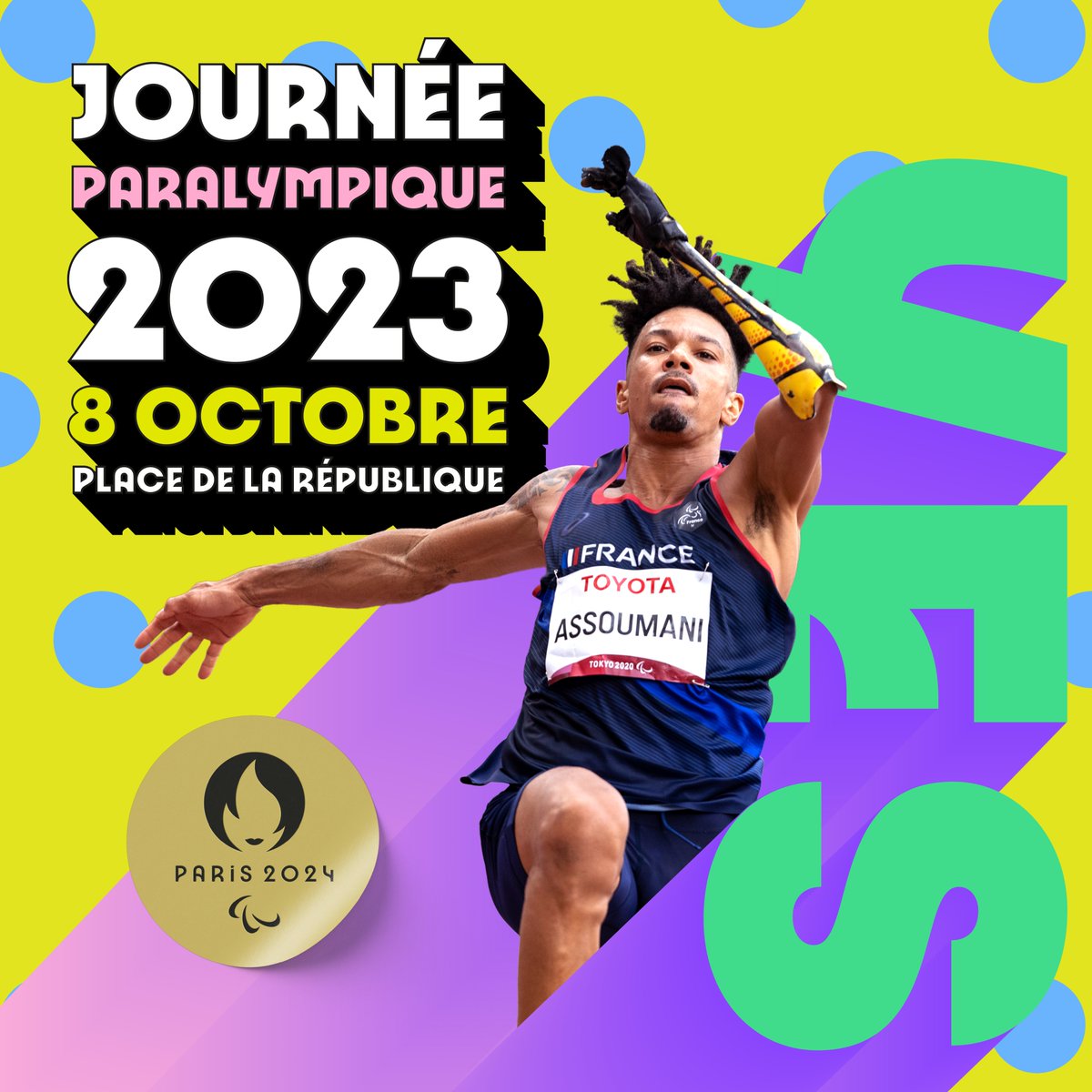 credit_coop_'s tweet photo. Tous Place de la République le dimanche 8 octobre pour la Journée Paralympique 2023 💪

Du sport, des champions, des performances… des émotions !

🤩 Soyons nombreux le 8 octobre pour se préparer, ensemble, au match retour des Jeux : https://t.co/ulSfK42u2c https://t.co/QEcLkv5f2T
