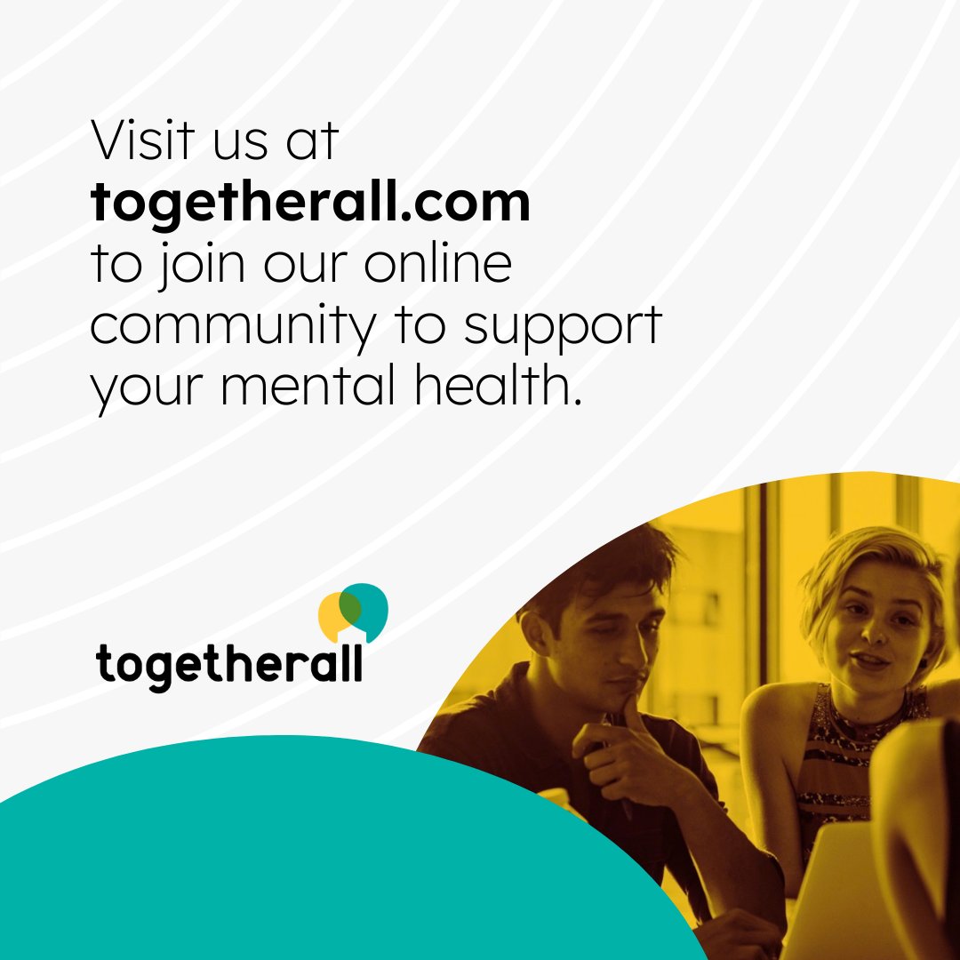 ❓Did you know 1 in 4 of us will experience a #mentalhealth issue? ➡️Sooner or later, we all go through tough times. We might seem OK, but inside we can be feeling worried, or struggling to cope. @togetherallUK is available. Visit account.v2.togetherall.com/register/stude… join today.