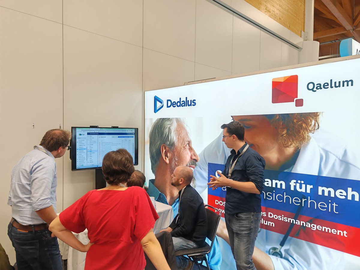 qaelumNV's tweet image. Join us at the forefront of medical physics innovation, DGMP2023! Visit our #Qaelum - Dedalus booth, #3, and discover:
🔬 DOSE: Monitor radiation levels for safety.
Read more: lnkd.in/evFe9BDQ
#DGMP2023 #MedicalInnovation #patientsafety #radiology