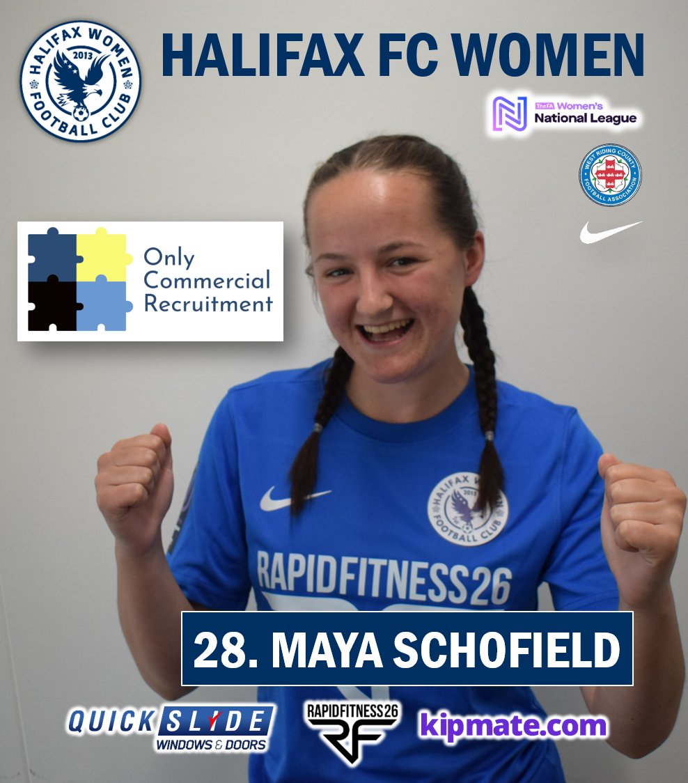 HalifaxFCRes's tweet photo. 🚨 sponsorship alert🚨
We are delighted to welcome 'Only Commercial Recruitment' as the new sponsor of @maya_schofield
She's an incredibly hardworking/ driven player and we cannot wait to see how she develops this season!
Check out their website below 👀👇
https://t.co/BydAD1olHV https://t.co/PcYxBCgMQY