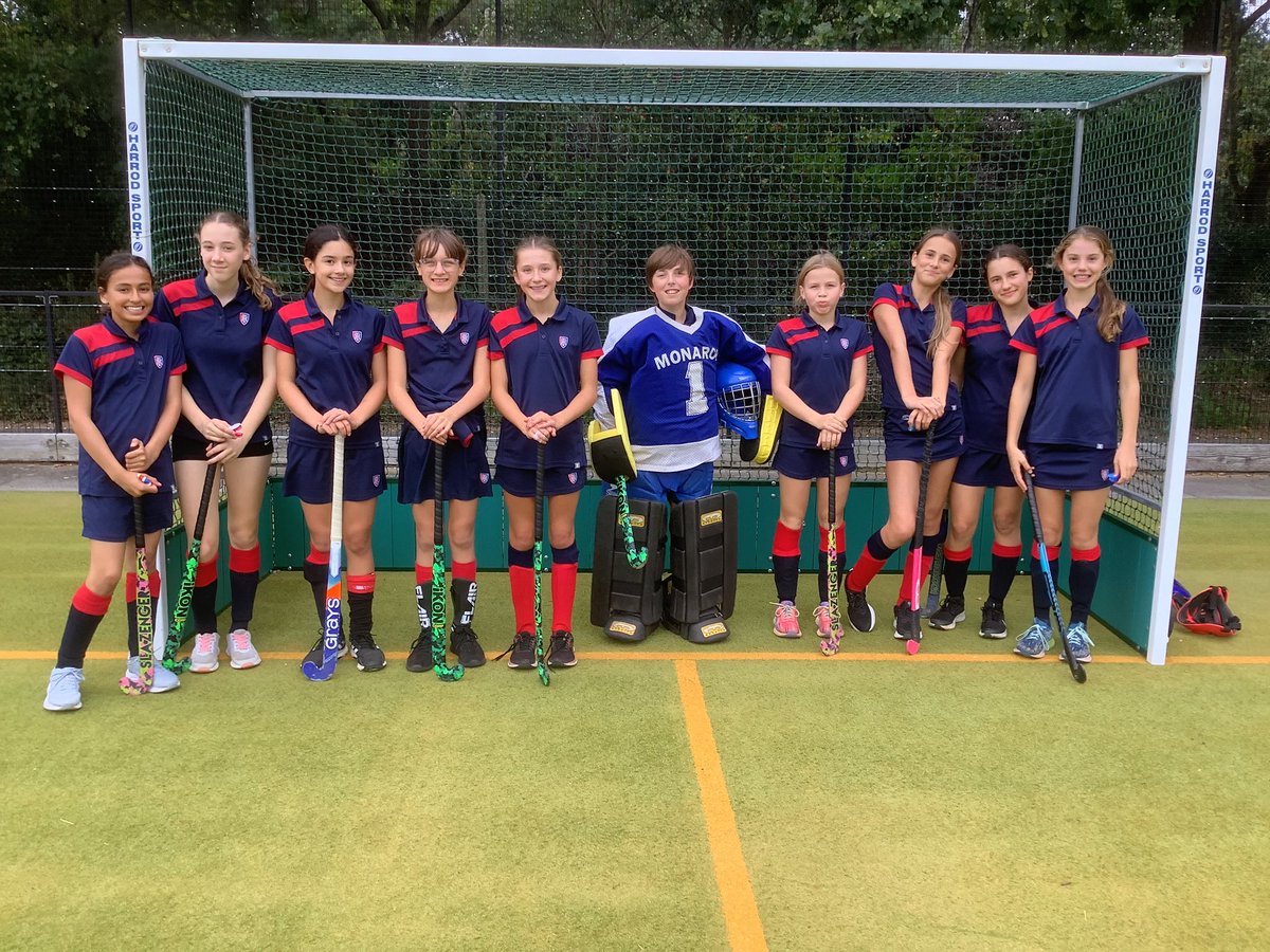 U13 Hockey teams in action @TalbotHeathSch yesterday. Fantastic team work winning against Clayesmore 6-0 and 4-1. The second match against Hanford finished 1-0 and 0-3. Well done everyone to all that played! 🏑