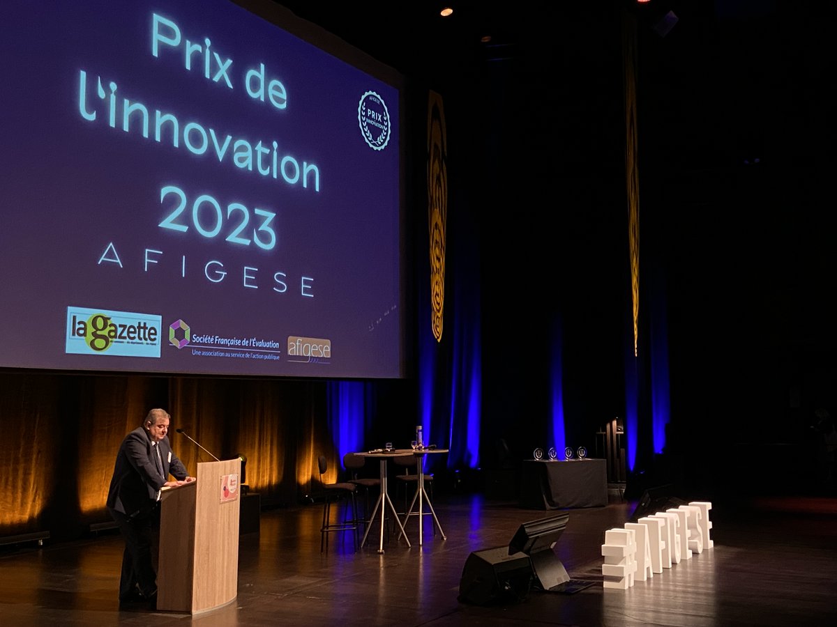 AFIGESE's tweet image. 🏆Félicitation aux lauréats du Prix de l'Innovation de l'AFIGESE 2023 #PIA2023 organisé en partenariat avec La Gazette des communes et Société Française de l'Evaluation !

#innovation #management #finances #collterr