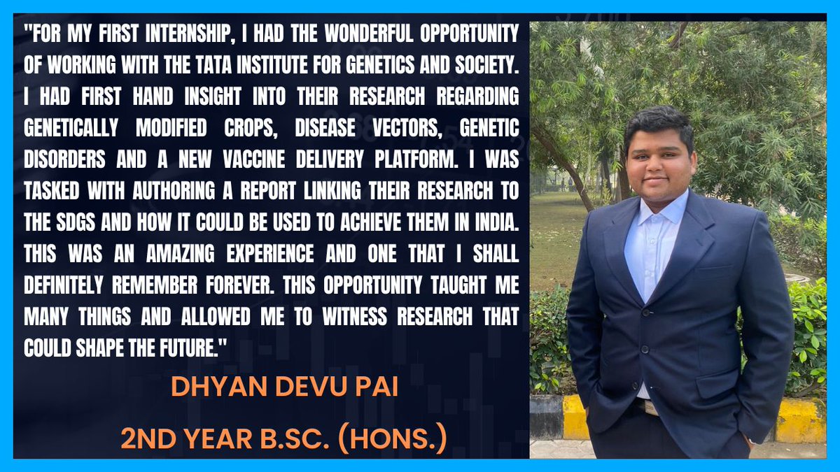 #JSES second year B.Sc (H) Environment and Sustainable Development student Mr. Dhyan Devu Pai's reflection on his first internship.

#jgu #sdg #internship