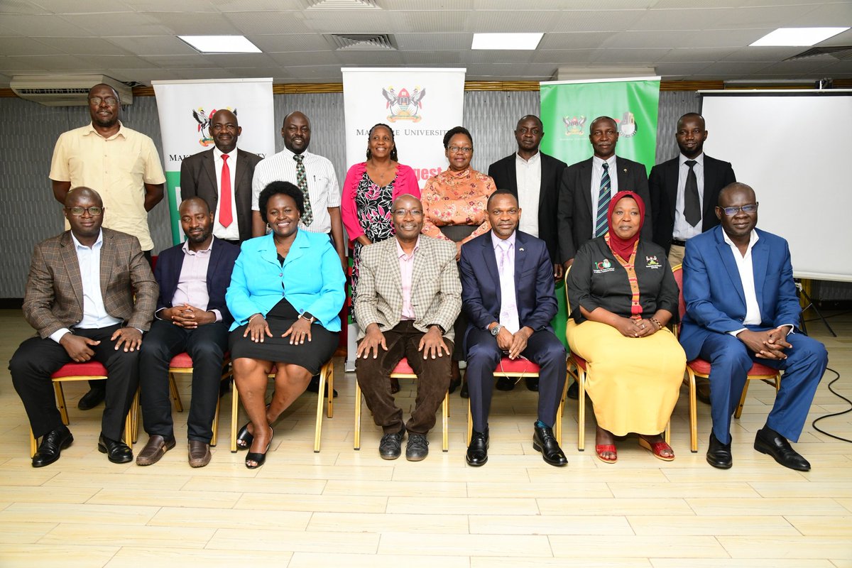 Welcoming the new Executive of @Makerere Deans' Forum, the Patron, Prof @UmarKakumba reiterated the need for the academic leaders to champion multi-disciplinary research & joint partnerships. He has congratulated the outgoing Chairperson, Prof @RhodaWanyenze for fostering this.