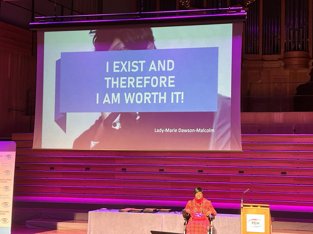 Inspiring listening to Lady Marie Dawson-Malcolm…. #PENNA23