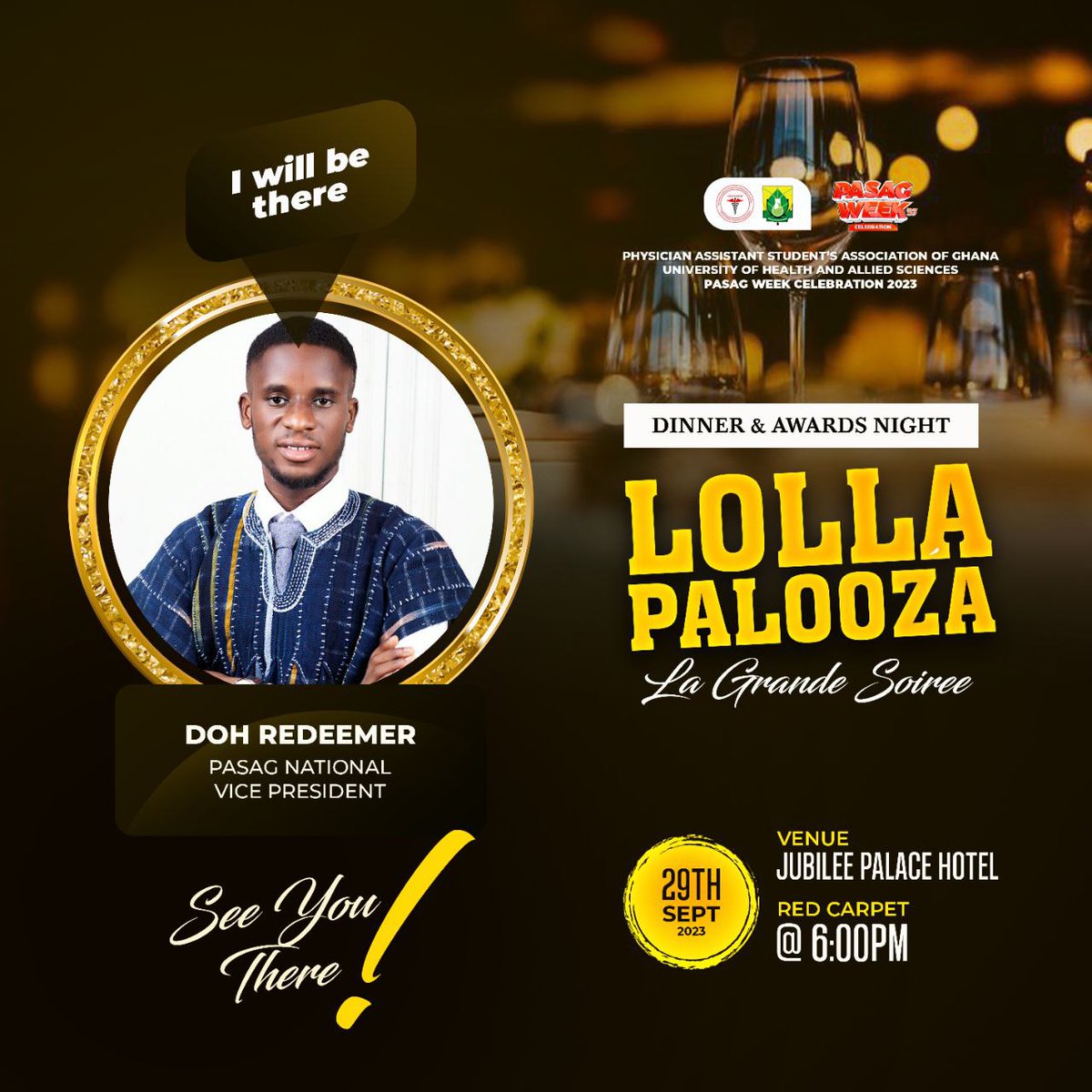uhaspasag's tweet photo. Exciting News! We've got some distinguished guests joining us for THE BIG NIGHT: PASAG National President and Vice President, and the NAHSAG Eastern/Volta Zonal President. 

It's an exceptional company for an exceptional evening!

Grab your tickets. https://t.co/h7cSjWhNdZ