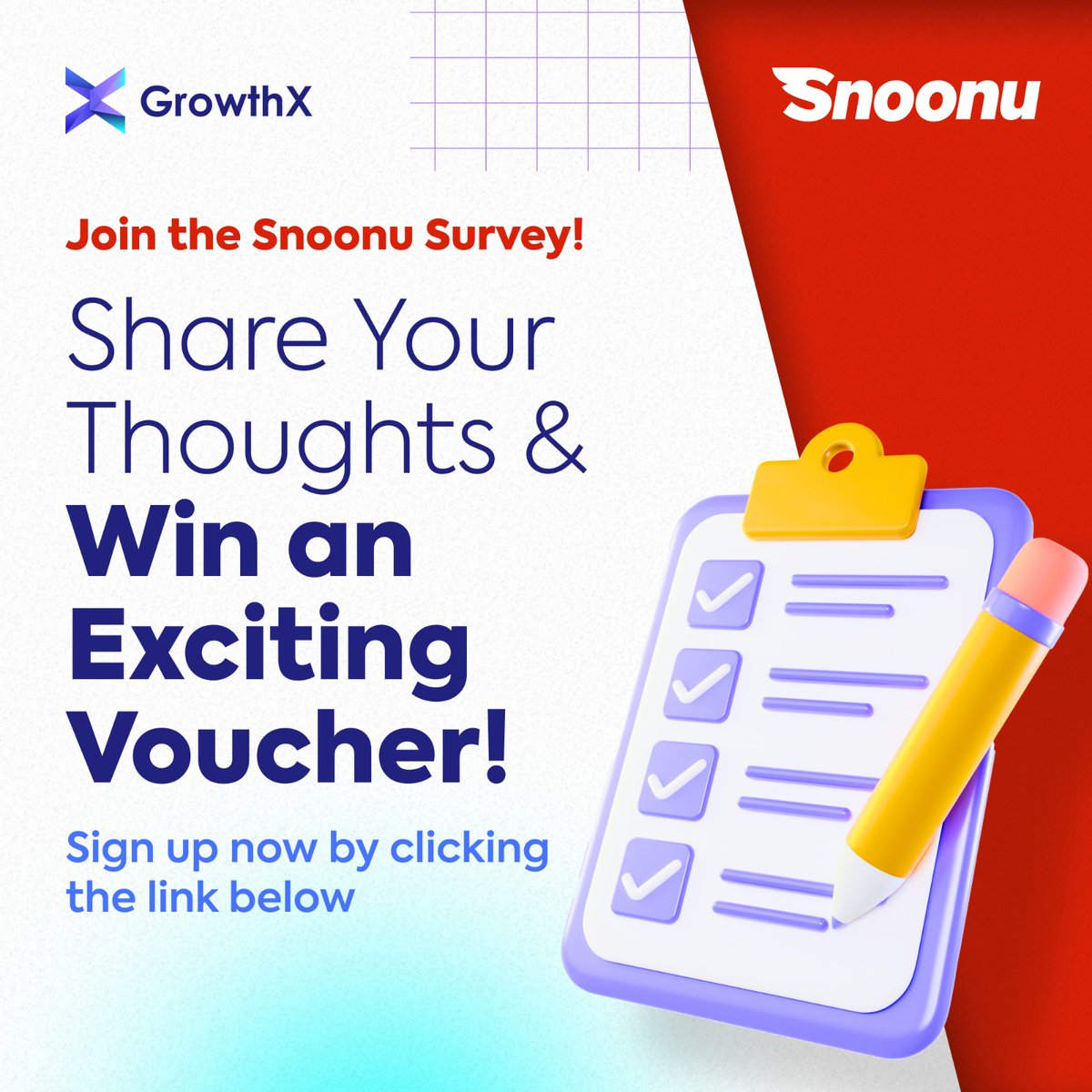 growthxqatar's tweet photo. تجري شركة Snoonu استطلاعًا لمنتجها القادم، ونود أن تشارك فيه. بالإضافة إلى ذلك، لديك فرصة للحصول على قسيمة مثيرة! للانضمام يرجى ملء النموذج المرتبط أدناه. https://t.co/znA2QjT1zs https://t.co/IM7XDtqnLG