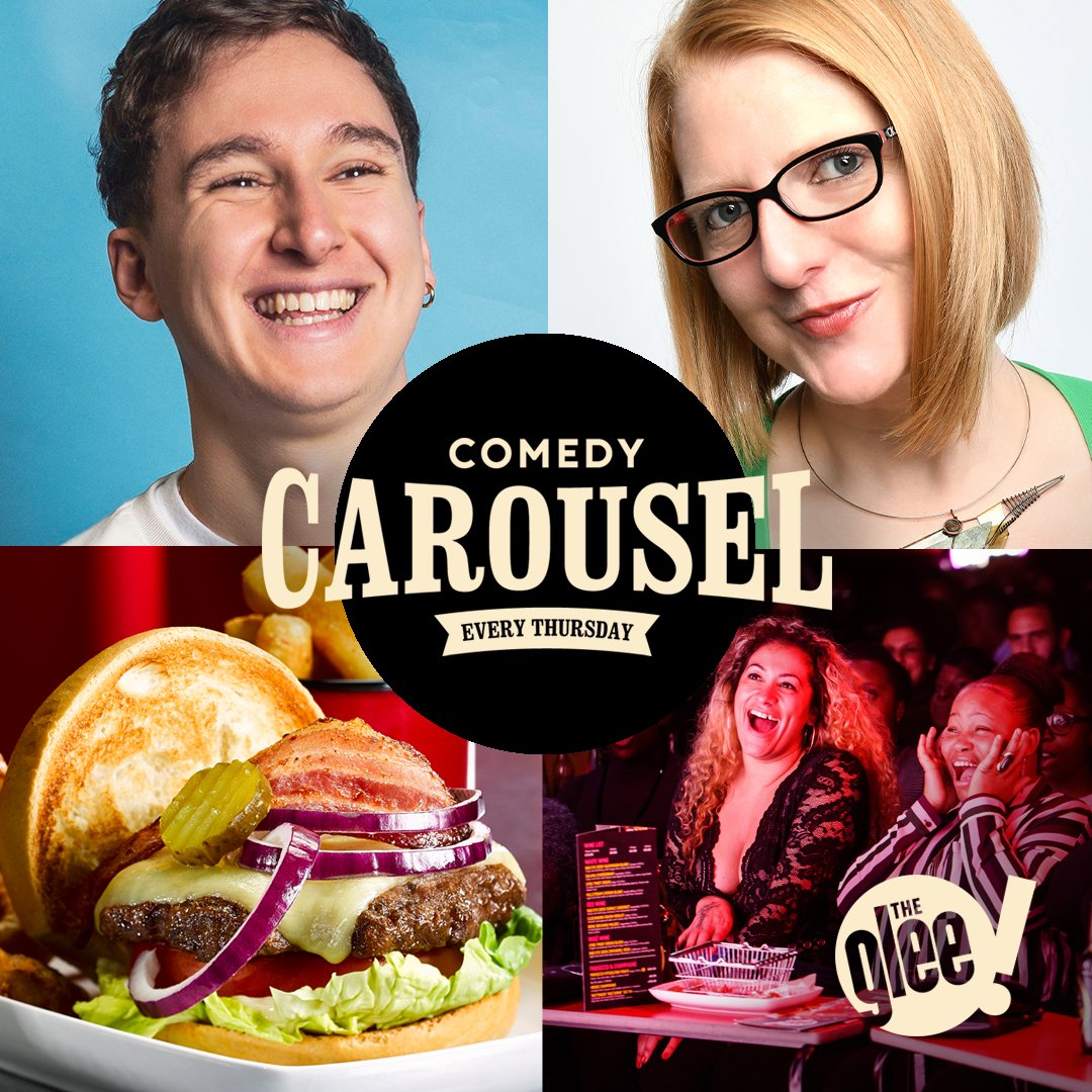 🎠 TONIGHT! 🎠 Join us tonight for another fast-paced & spontaneous Comedy Carousel, hosted by Andy Robinson and featuring the brilliant @hawleyjacob & @robynHperkins 🙌 What's On Readers Awards Best Comedy Show in 2017, 2018, 2019 & 2020 🏆 🎟️ bit.ly/ComedyCarousel