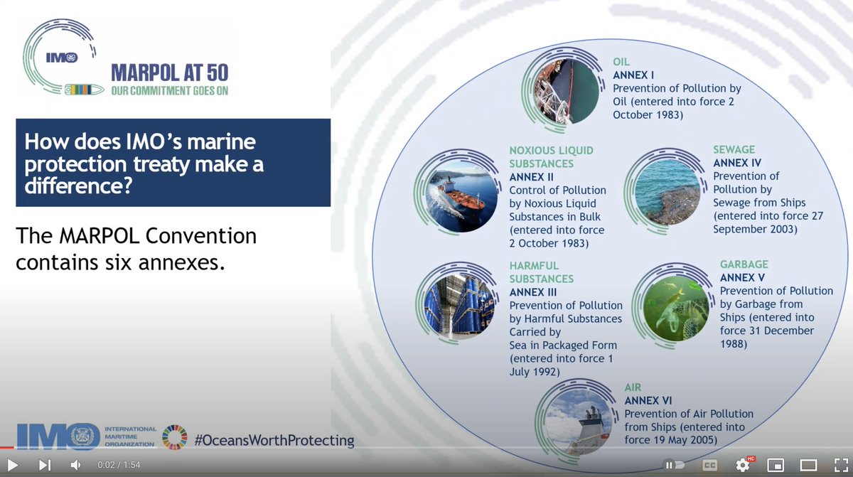 Happy #WorldMaritimeDay! I have you seen our video on how IMO's marine protection treaty makes a difference? Watch it here: tinyurl.com/59c6j4ey