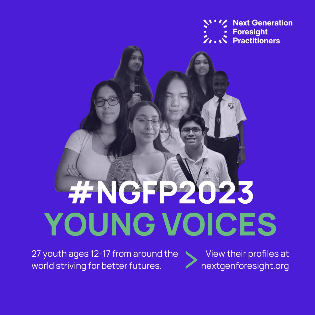 nxtgenforesight's tweet photo. We’re thrilled to announce the 26 changemakers from 22 countries who have joined the #NGFPFellowship, as well as 27 winners of the Young Voices awards through our partner @TeachtheFuture. Check out their profiles here: https://t.co/ShKMzW4BAW https://t.co/Bu2LDPQDxn