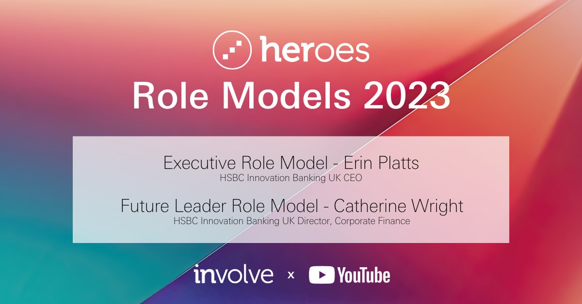 Thrilled to see <a href="/Erin_Platts/">Erin Platts</a> and Catherine Wright named in the <a href="/HERoesinB/">Heroes</a> Role Model Lists 2023 supported by <a href="/YouTube/">YouTube</a>, celebrating women driving change for gender diversity in business. See the lists at: grp.hsbc/6013uGU8h and grp.hsbc/6014uGUD6 #HERRoleModels23