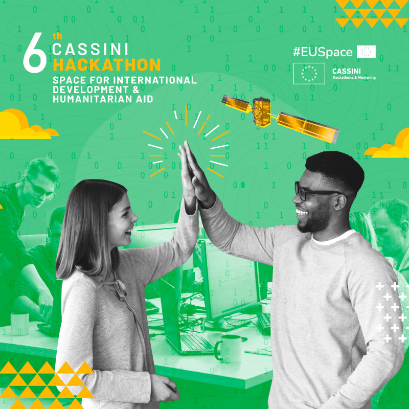 DigitalEU's tweet photo. Are you a determined innovator 🚀 with a passion for developing sustainable solutions?
🛰️ Help us leverage #EUSpace technologies!
🔜 The 6th #CassiniHackathon is getting closer:
📅 3-5 November
📍 11 locations across Europe
More info & registration 👇
https://t.co/AFOCn3uVLP https://t.co/YiGUpwcd1h