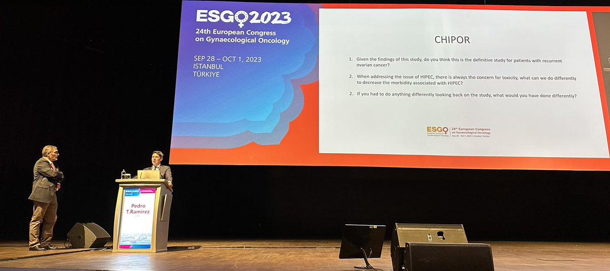 Ane Gerda Z Eriksson MD PhD (@agz_eriksson) on Twitter photo <a href="/lchiv4/">Luis Chiva</a> kicking off Best Oral session at #ESGO2023
Great line-up of speakers & discussants
Starting with SHAPE trial @ CHIPOR trial
<a href="/pedroramirezMD/">Pedro T Ramirez</a> discussant
<a href="/OncoAlert/">OncoAlert</a> <a href="/lchiv4/">Luis Chiva</a> kicking off Best Oral session at #ESGO2023
Great line-up of speakers & discussants
Starting with SHAPE trial @ CHIPOR trial
<a href="/pedroramirezMD/">Pedro T Ramirez</a> discussant
<a href="/OncoAlert/">OncoAlert</a>