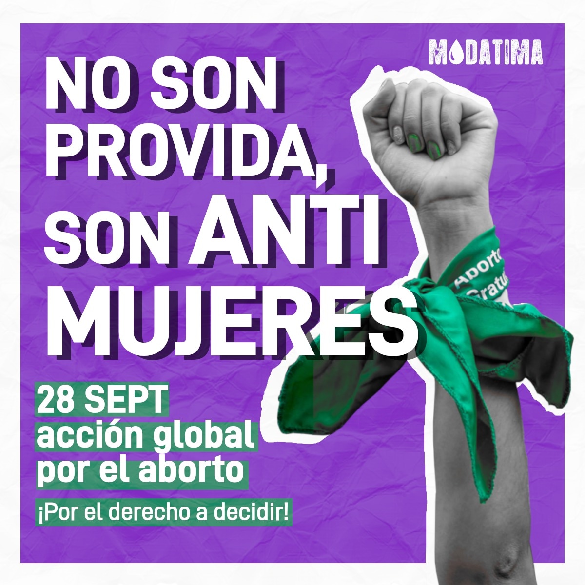 #acciónglobalporelabortolegal 
Nos sumamos a la convocatoria al gran #pañuelazo de hoy por la defensa de la vida de las mujeres. 
iPor el derecho a decidir! 
En #Valdiviacl nos vemos hoy a las 18 hrs. en plaza de la República 
#EnContraEnDiciembre #VamosADecirQueNo
