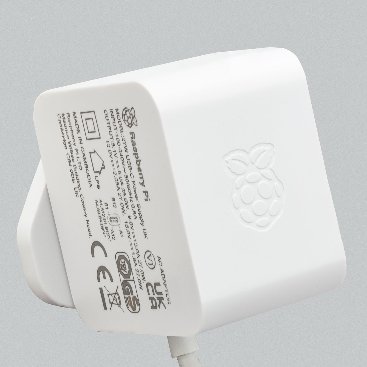 ThePiHut's tweet image. A bunch of new accessories have been released for Raspberry Pi 5, including the Active Cooler, Case (with PWM fan), 27W USB-C PSU and more!