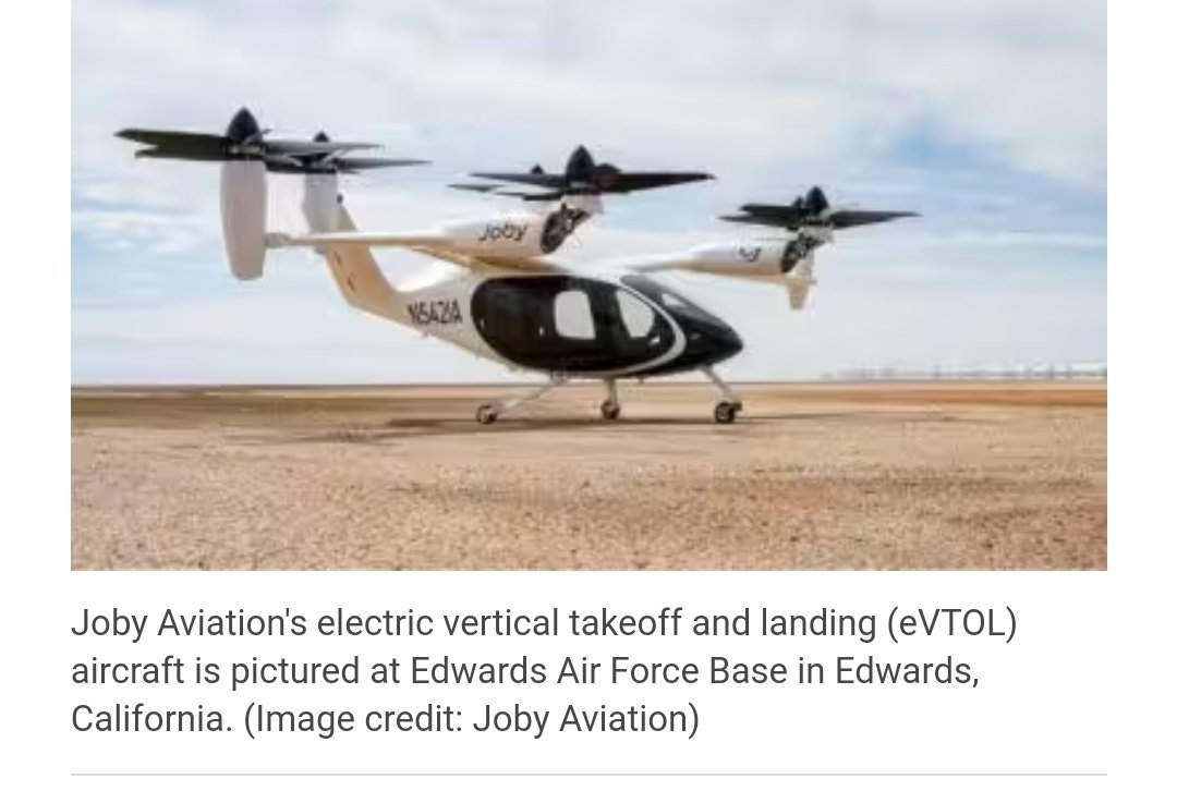 The #UnitedStates Air Force has taken delivery of its first 'air taxi' — an electric vertical takeoff and landing aircraft. #NASA plans to test it to see how it fits into the country's air transportation systems.
#UnitedPatriots 
#airtaxi 
#verydarkman