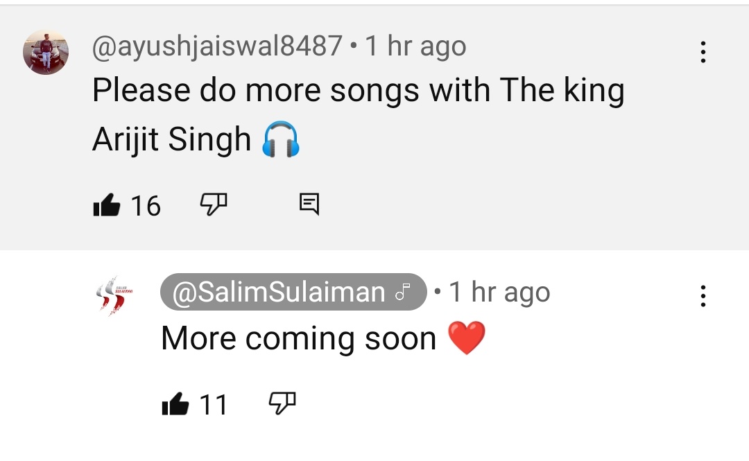 And We Will get more bangers from #SalimSulaiman with #ArijitSingh soon! 
#AajaBaijaTu  !! The versatility of King !! No words !! 👑👑
@Atmojoarjalojo we are just wondering day by day thinking about your skills!! ❤️🙏🏻