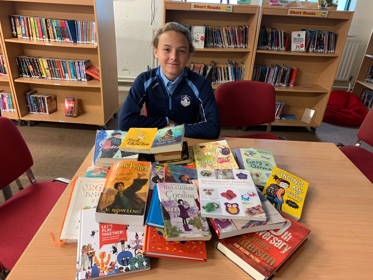 Thank you to Hughie and his Mum Ewa for this generous donation of books. Delivered this morning and 3 already catalogued and on loan! 
#community #selskarstyle