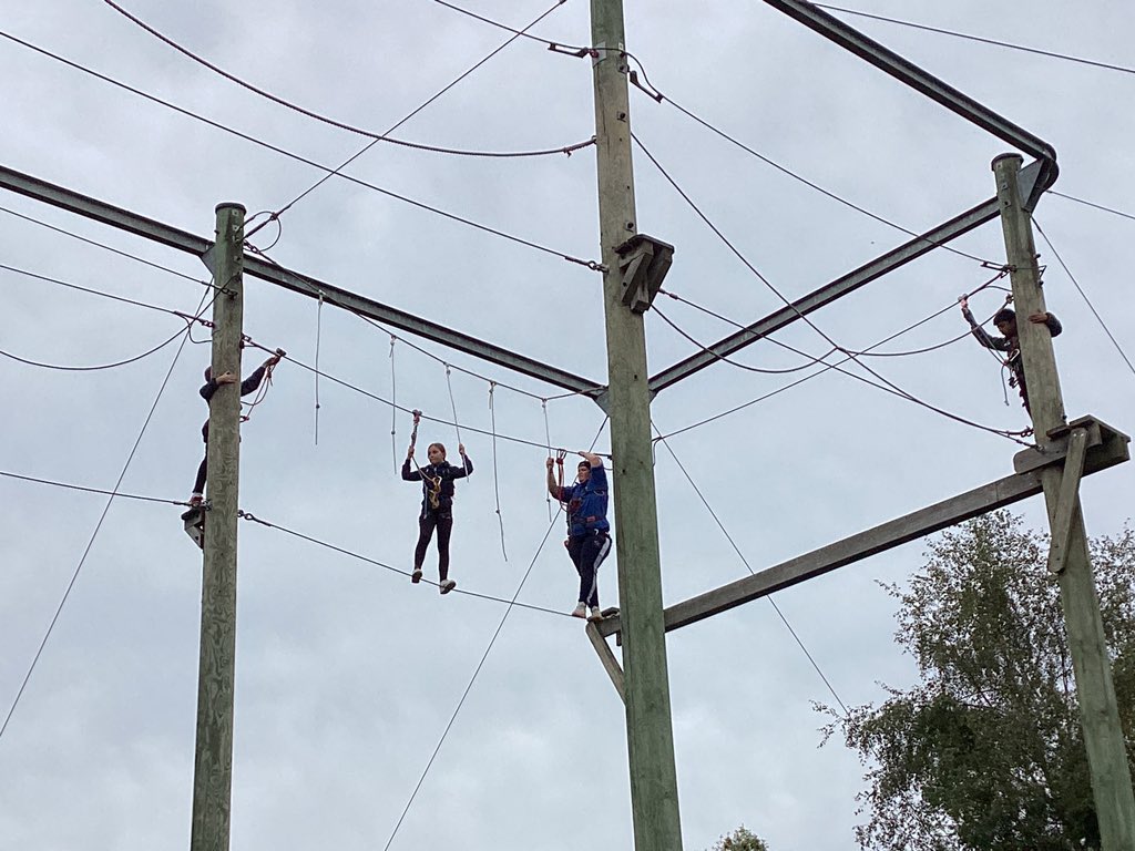 whcps's tweet photo. Lots of brave souls (and a few jelly legs!) on the high ropes today! Well done team π©· #WHCYear6 #WHCBoreatton https://t.co/JHzsCI0euZ