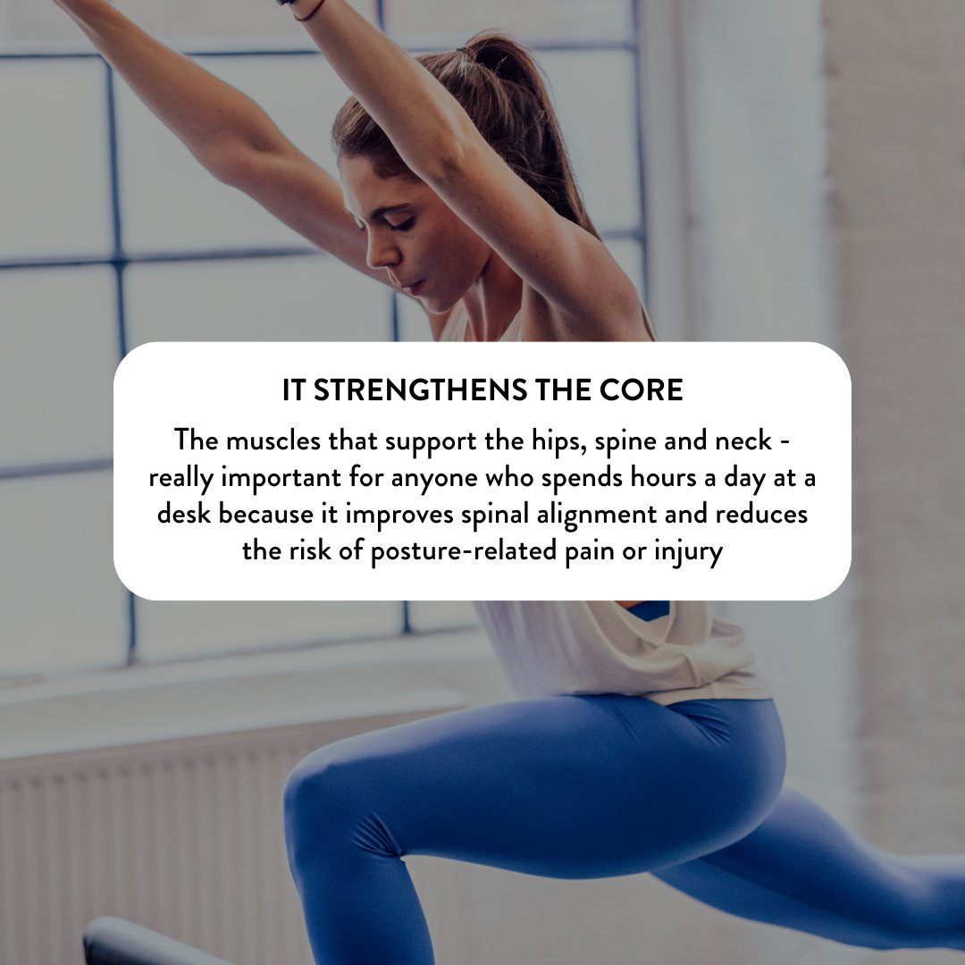 Why should you be doing Dynamic Reformer Pilates?👀

Join the experts. Click the link below to book now.
ten.co.uk