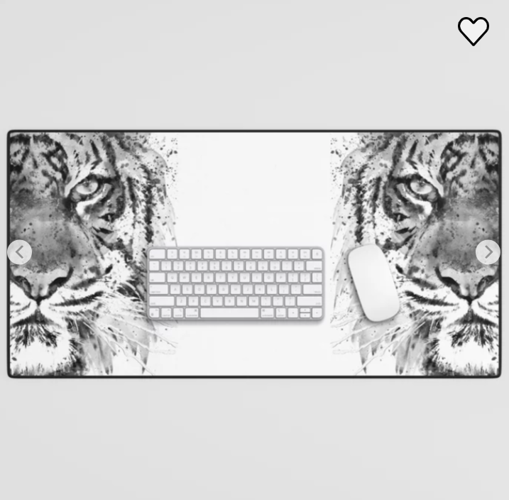 ArtSyndrome75's tweet photo. Black And White Half Faced Tiger Desk Mat
https://t.co/Sk2eI06COG
#tiger #halfface #falfhead #animalart #blackandwhite #deskmat #society6 #s6 #society6artist #giftidea #homedecor #foroffice #felines #bigcats #tigerlover #watercolor #monochrome #grayscale https://t.co/sVyUJ1cMio