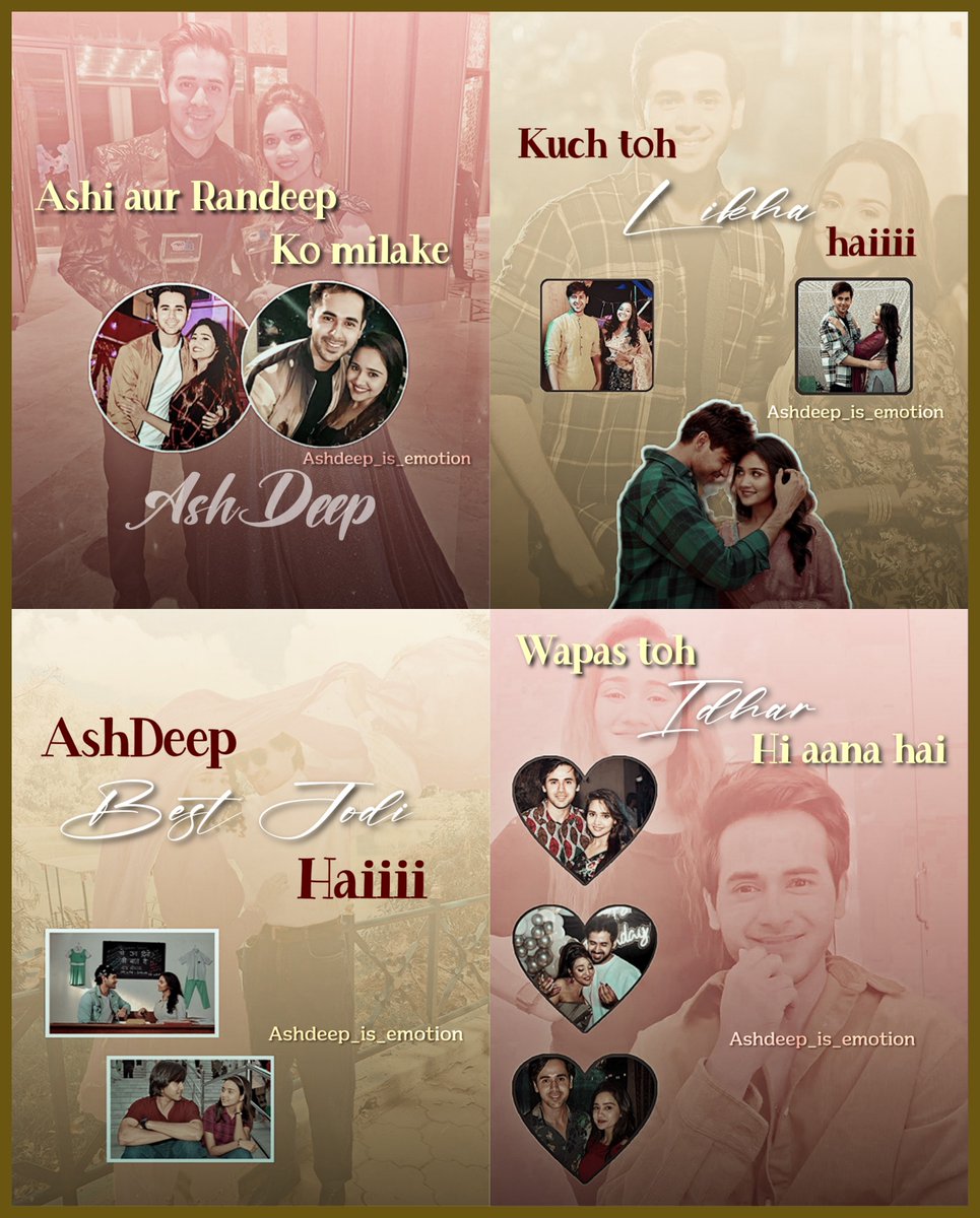 From 28 September 2015 to 28 September 2023...... 8 years of them being light of our universe❤️🍀🧿✨

8 YEARS OF ASHDEEP

#AshiSingh #RandeepRai
#AshDeep 
<a href="/Ashisinghh/">Ashi Singh</a> <a href="/rndeeprai/">Rndeep Rai</a>