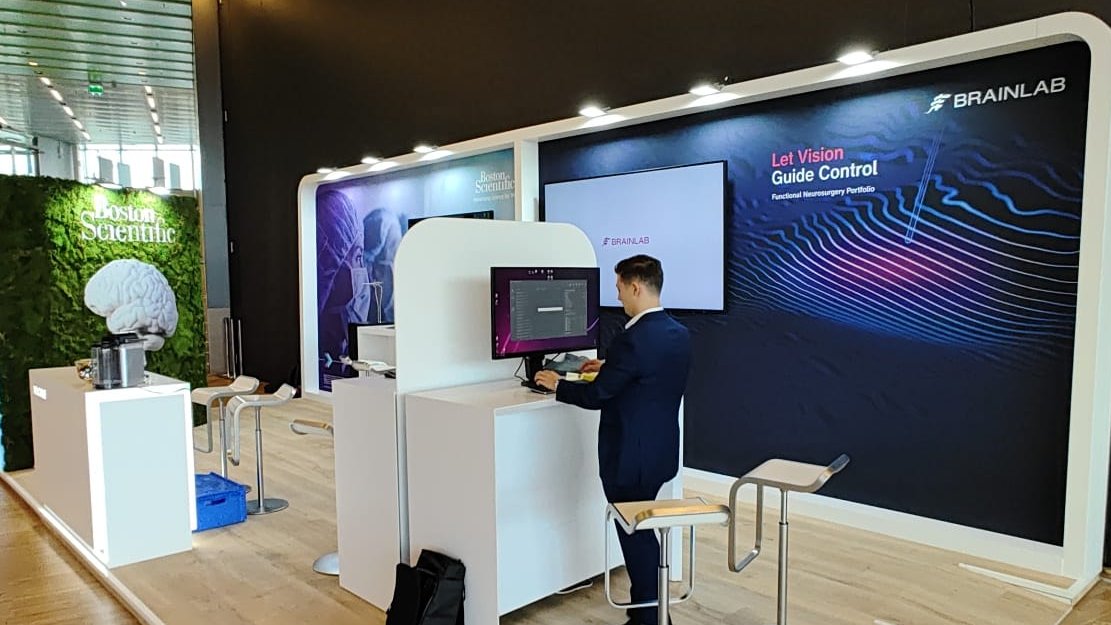 BSCEMEA_Neuro's tweet photo. A couple of close-ups from #ESSFN2023 Congress. Our booth #2 is looking forward to seeing you interact with our #DBS team. Come join us! #BSCEMEA https://t.co/brcniP58cB