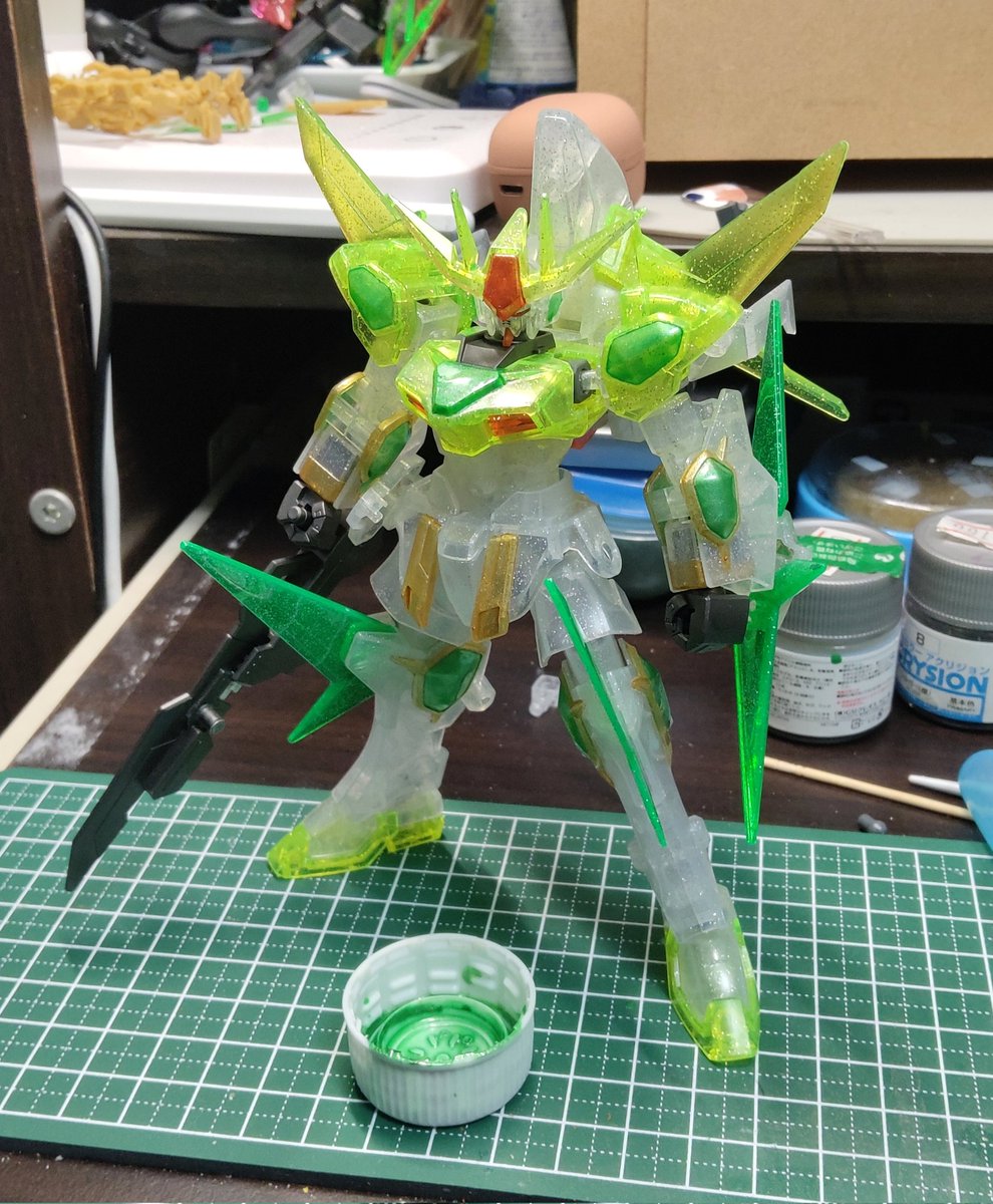smfrt786's tweet photo. #フエスキーちゃんののんびりモ活 SD篇
リアルモードに組替えたで
コアファイター無かったらキャラが立たへんねんな…
#スターウイニングガンダム
#SDBF
#限定ガンプラ
#SDガンダム https://t.co/8mrnssw9Xx