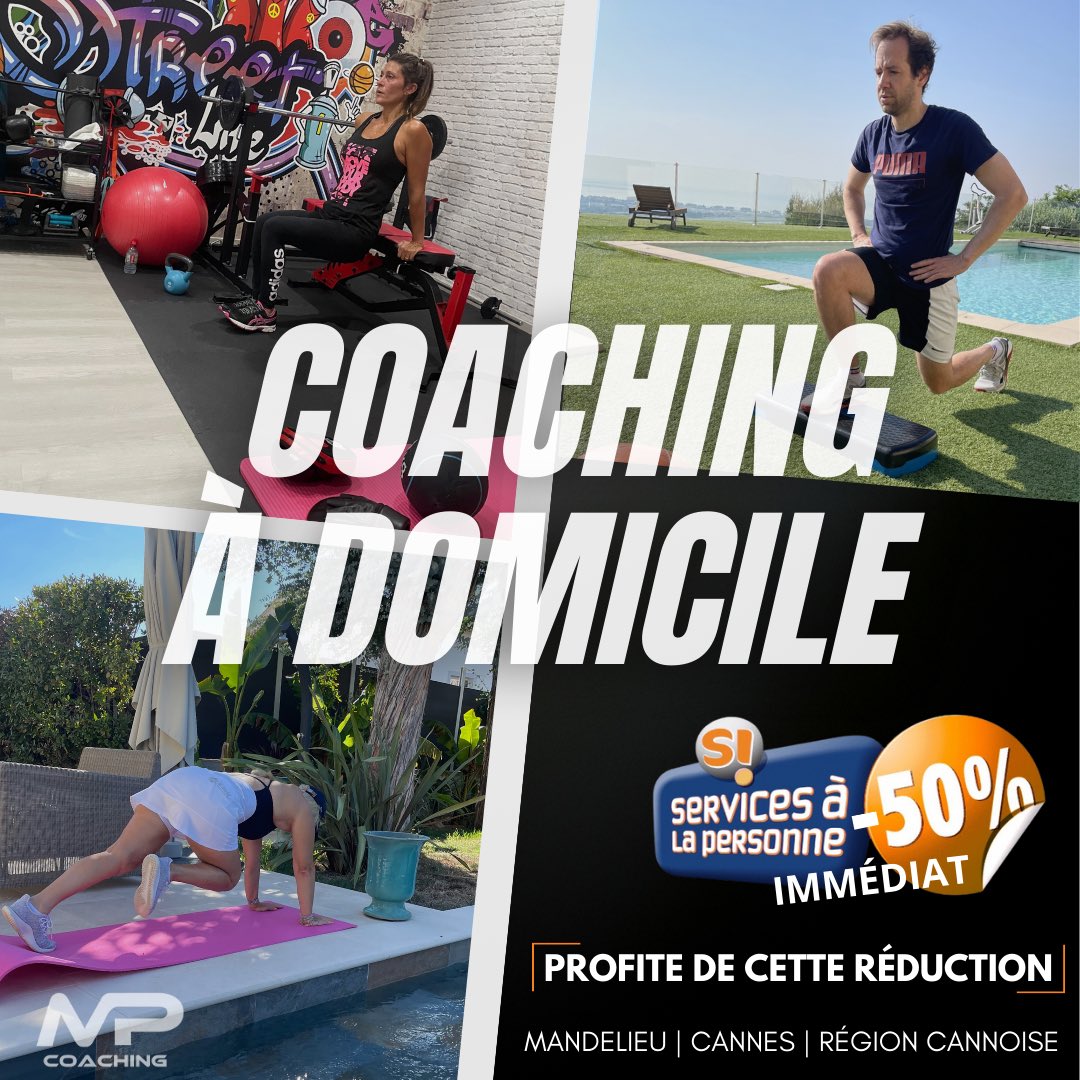MP_Coaching's tweet photo. Tu veux te remettre au sport avec un coach sportif professionnel ⁉️⁣
⁣
Tu recherches un coach sportif à domicile ⁉️⁣
⁣
Tu as des objectifs de perte de poids, de remise en forme &amp; bien être ⁉️⁣
⁣
🎁 Profite d’une réduction de 50% sur les séances de coaching à domicile ‼️⁣ https://t.co/aH6B7Pmyce