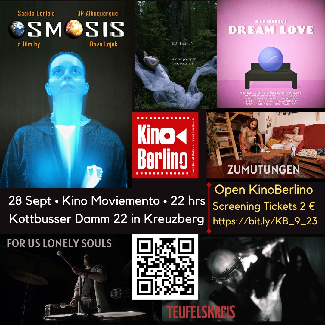 kinoberlino's tweet photo. Open KinoBerlino Screening Nr. 156
https://t.co/T0x4J2Wljp
Do. 28. September 2023 um 22 Uhr
@kinomoviemento - Kottbusser Damm 22
Karten 2 € (ab 25.9.): https://t.co/e5wNKJ1Pis
#grusical #osmosis #kinoberlino2023 #openscreening #filmnacht #premiere #kurzfilm #cinematographer https://t.co/IS1H8Ppych