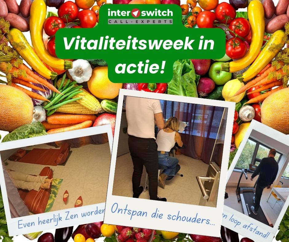 In de #Vitaliteitsweek organiseren we verschillende activiteiten voor collega's om meer balans te brengen tussen werk en welzijn.