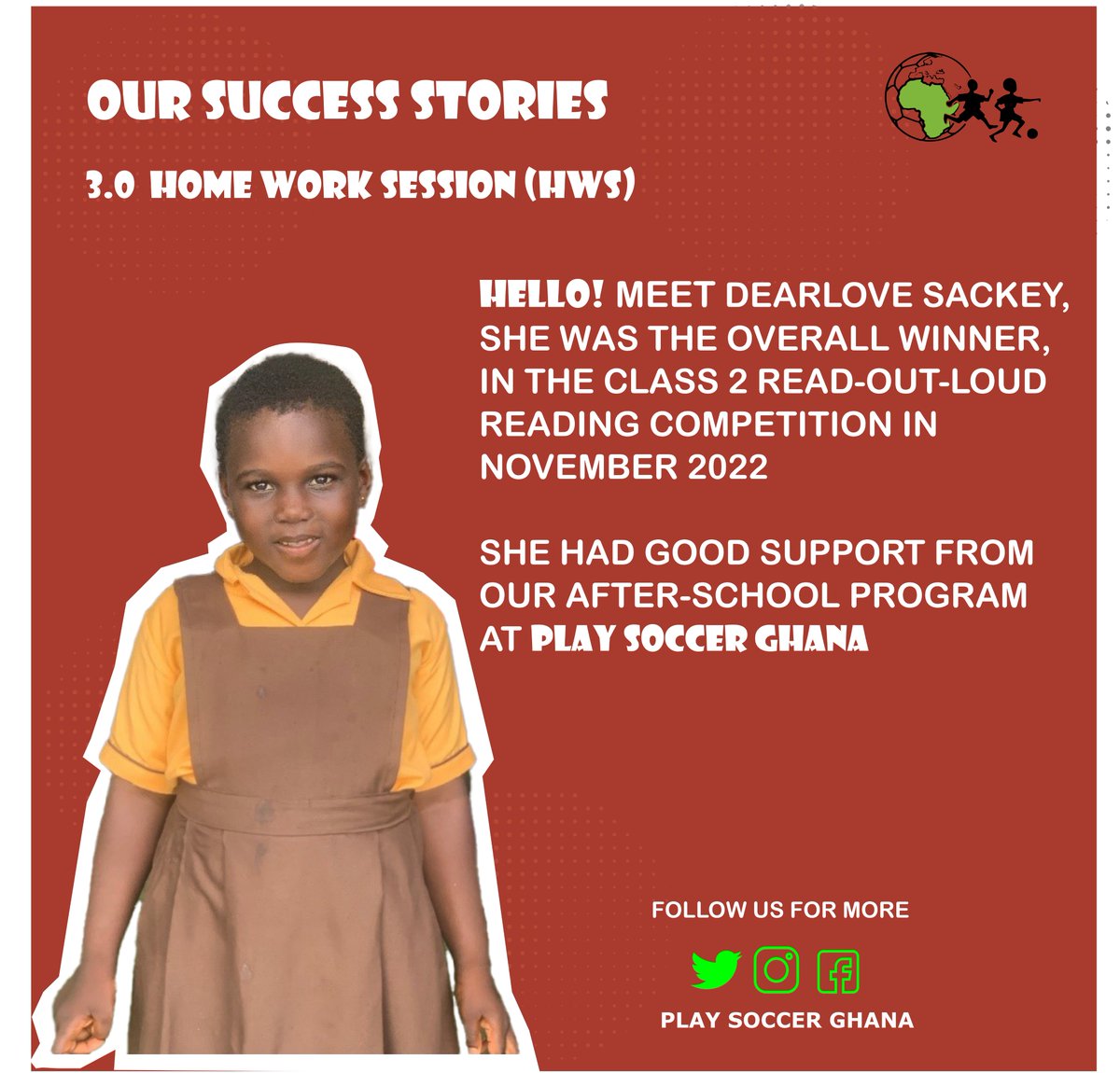 Our after-school program at #FFHC is effective and delivers #inclusive education for our learners by combining practical and theory. When the children are given the right learning materials, they can push the boundaries and become useful citizens.
Follow <a href="/playsoccergh/">Play Soccer Ghana (Official)</a>  for more