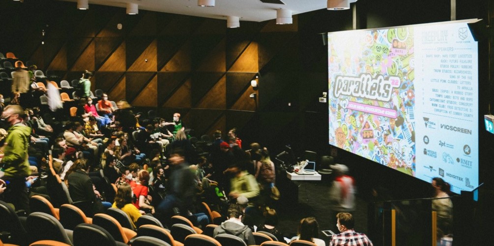 🔗 players, critics, students &amp; #gamedevs, let’s 🎉 the artistry of #indiegames &amp; culture <a href="/ACMI/">ACMI</a> hosts #Parallels23 5 Oct <a href="/free_play/">Freeplay</a> bit.ly/465kgpv