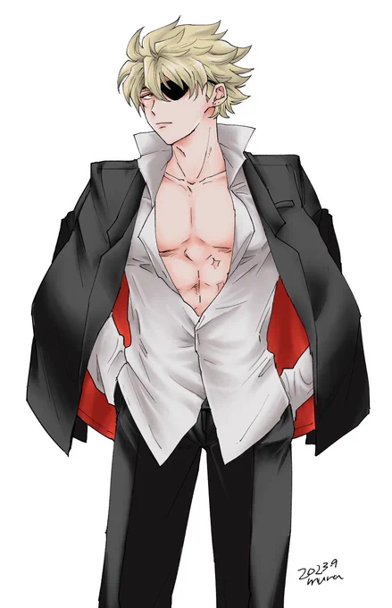 黒スーツどうかな?と思ったけどいつもあの灰色スーツだからかあんましっくりこなかった…あとやっぱ赤入ってないと堂じゃないな～て感じ 